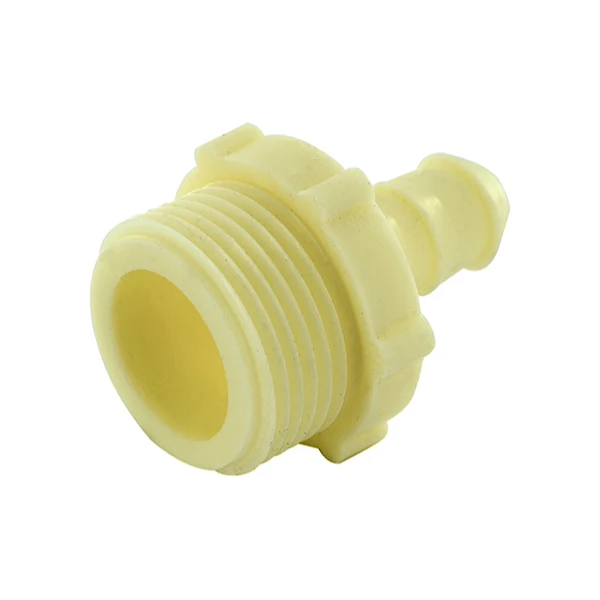 Raccord droit pour tuyau Ø10 - mâle 3/4 (20x27)