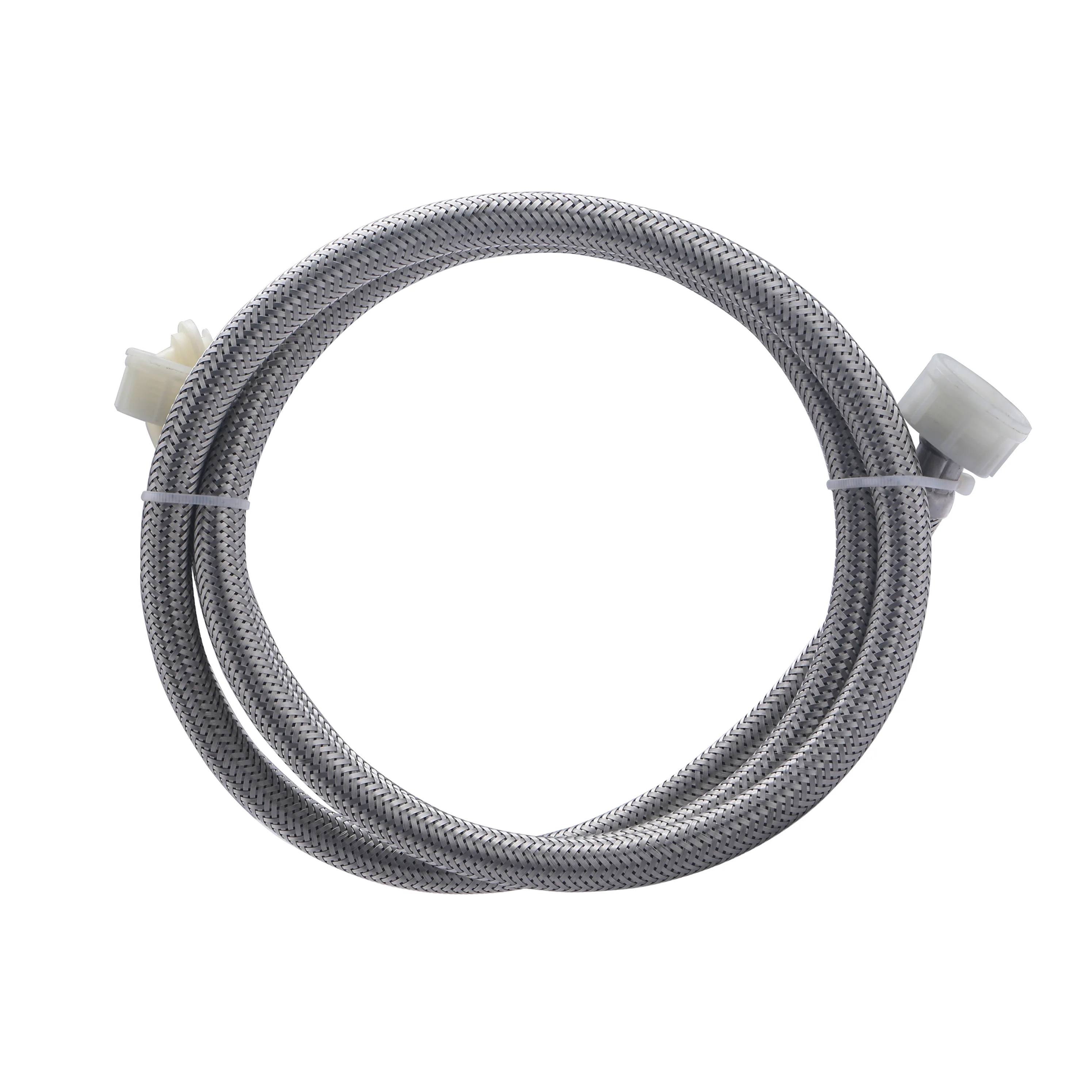 Tuyau inox machine à laver alimentation femelle 3/4 - femelle 3/4 coudé - Image 2