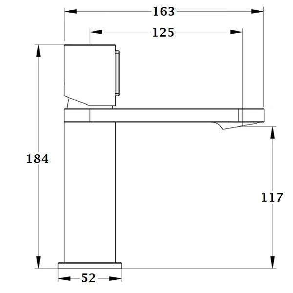 Mitigeur lavabo LEMINA chromé - Image 3