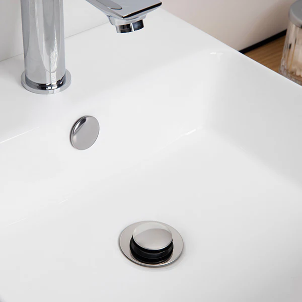 Bonde de lavabo clic clac avec trop plein - Image 4