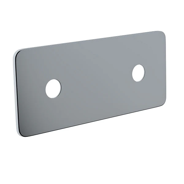 Cache platine sécable double