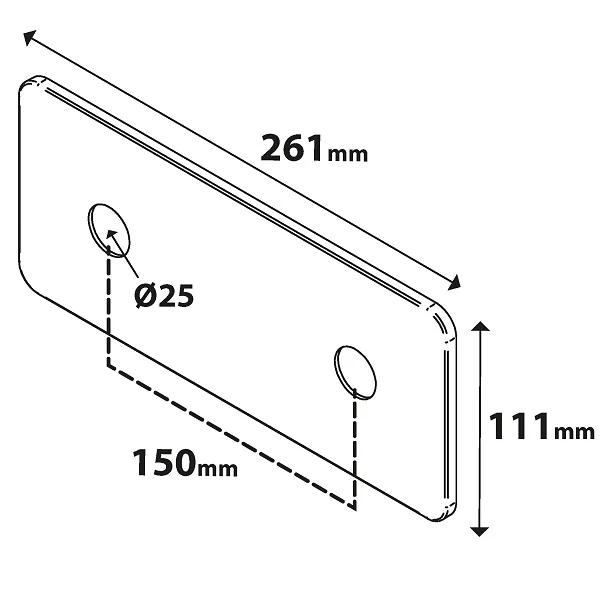 Cache platine sécable double - Image 4