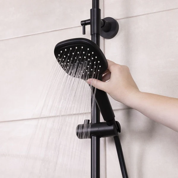 Colonne de Douche Thermostatique Noire BERENS - Image 7