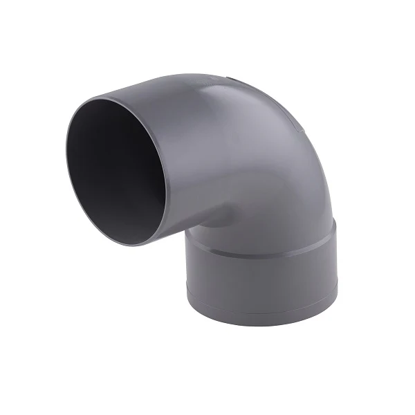 Coude PVC 87° mâle femelle