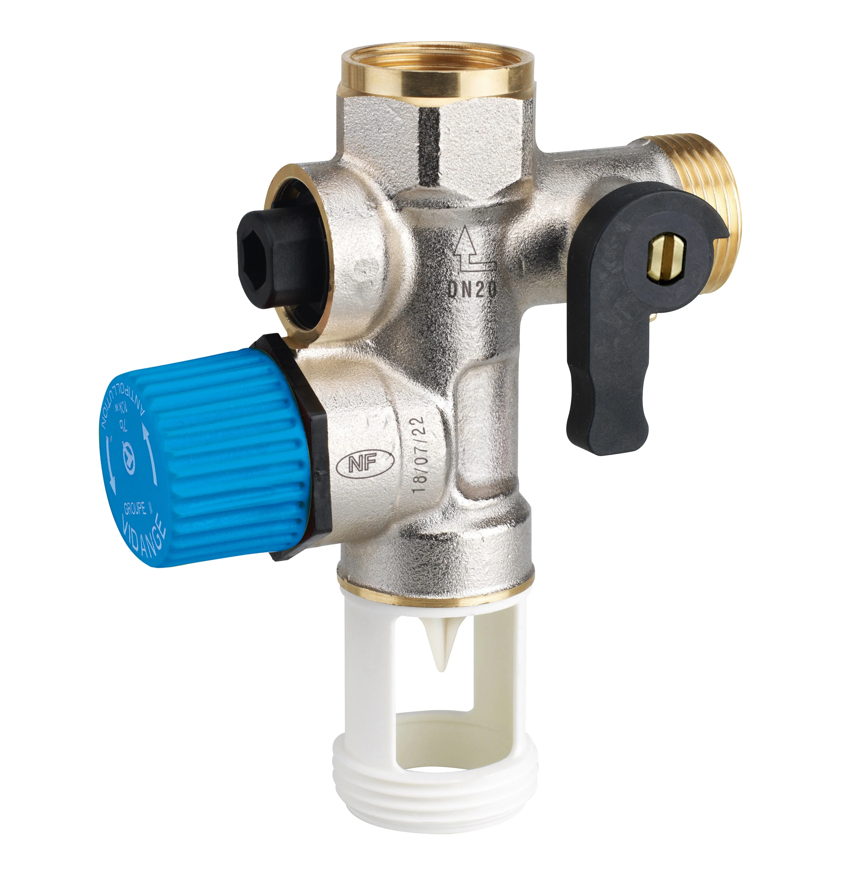 Groupe de sécurité NF siège inox + Siphon - Image 5