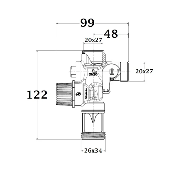 Groupe de sécurité NF anti corrosion siège inox - Image 4