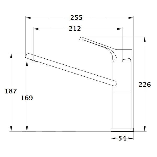 Mitigeur évier ORFEA inox brossé - Image 3