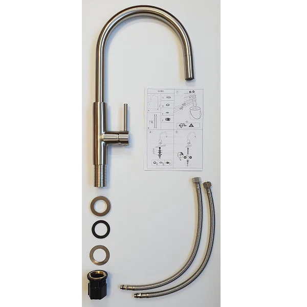 Mitigeur évier haut ILHEA inox brossé - Image 5