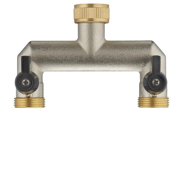 Nez de robinet double sortie mâle 3/4 (20x27) - Image 2