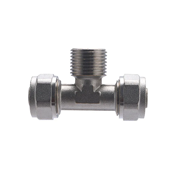 Raccord Multicouche à Compression Té Mâle au Centre - Image 3