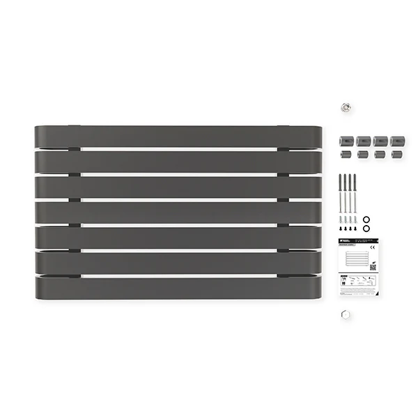 Radiateur horizontal anthracite LEMINA - Image 10