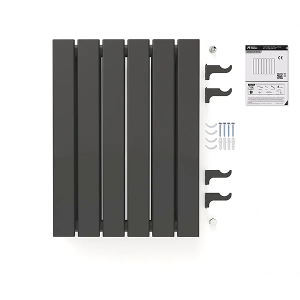 Radiateur horizontal double anthracite NYTIA - Image 4