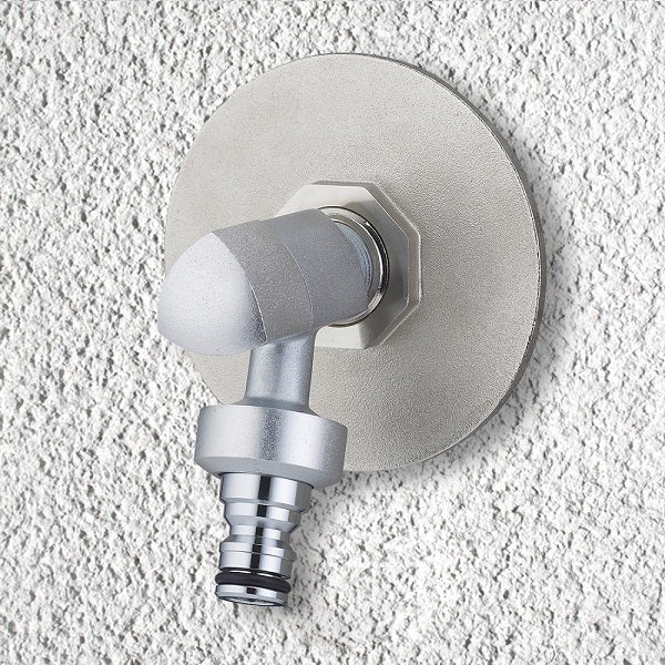 Robinet de Jardin Déco Nickelé - Image 2