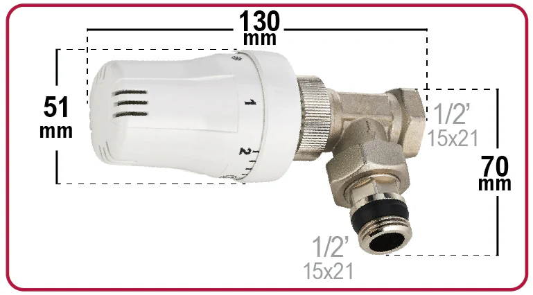 Robinet Thermostatique de Radiateur - Image 3