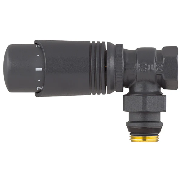 Robinet thermostatique anthracite pour radiateur - Image 2