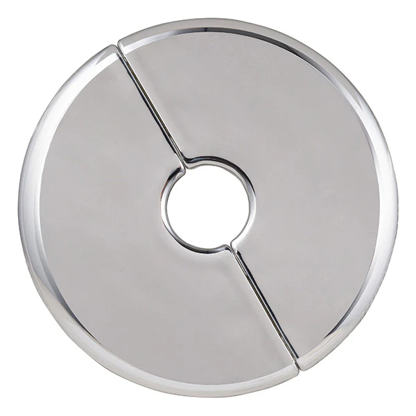 Rosace ronde a agrafes chromé (x2) - Image 3